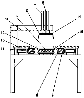 Box folding machine and method for completing folding and bonding forming at a time