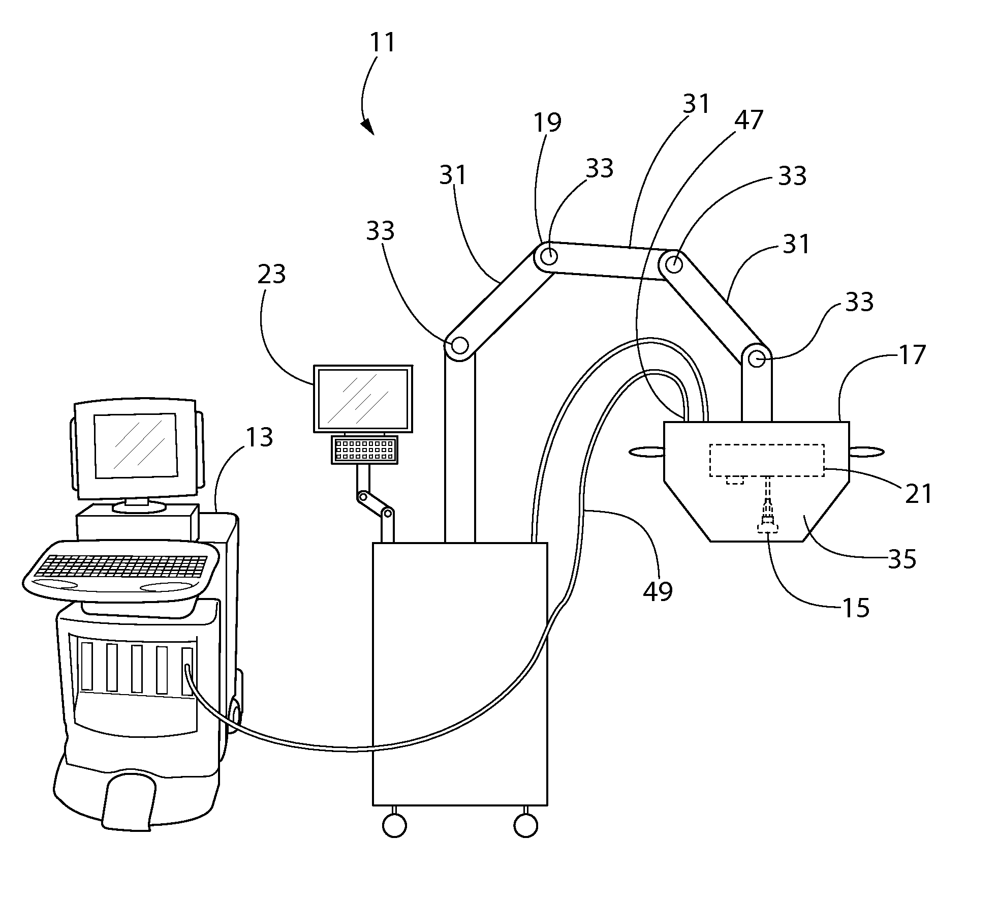 System and method for performing an ultrasound scan of cellular tissue