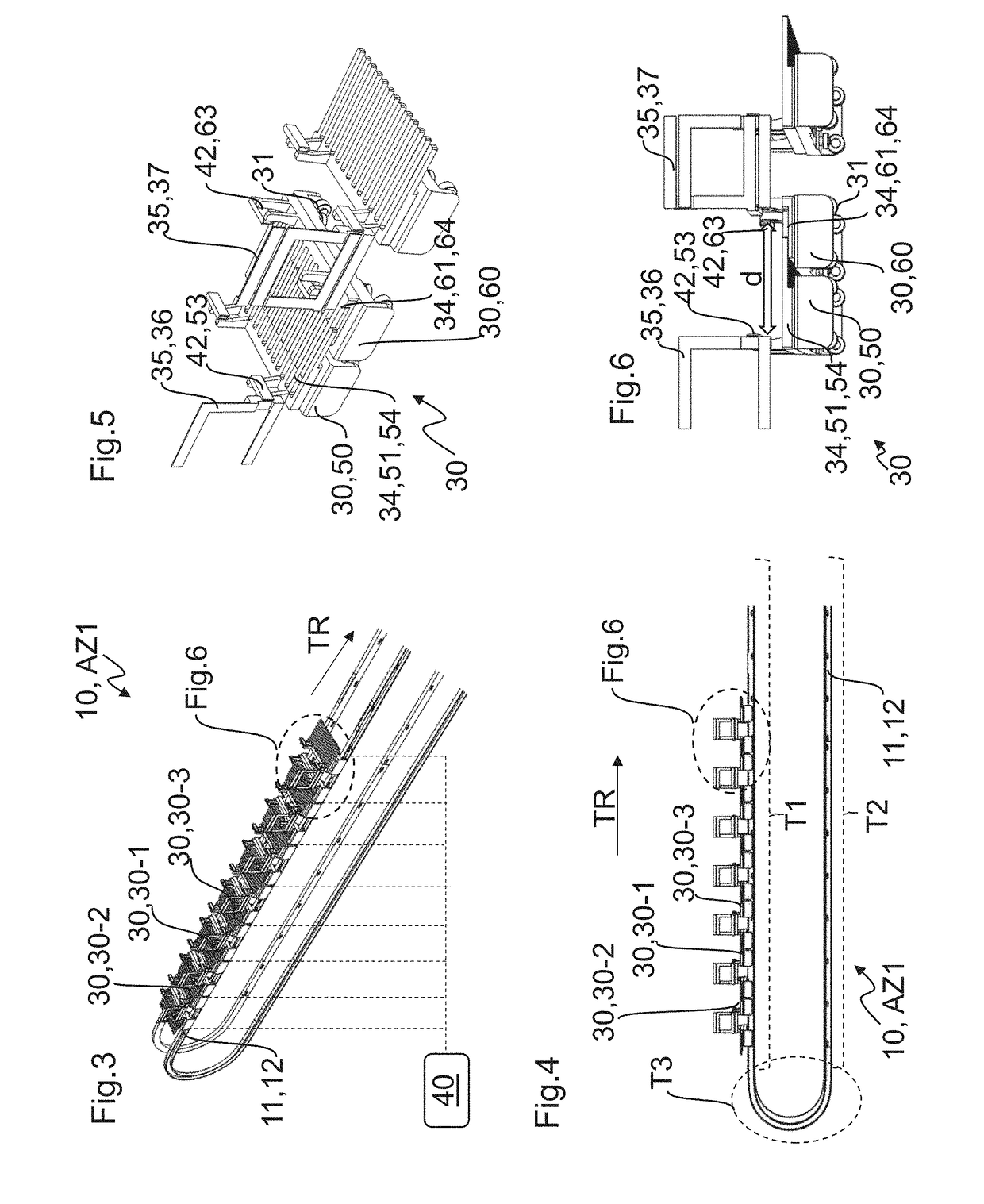 Folding device, packaging facility for articles,  and method for folding side flaps of external cardboard packagings