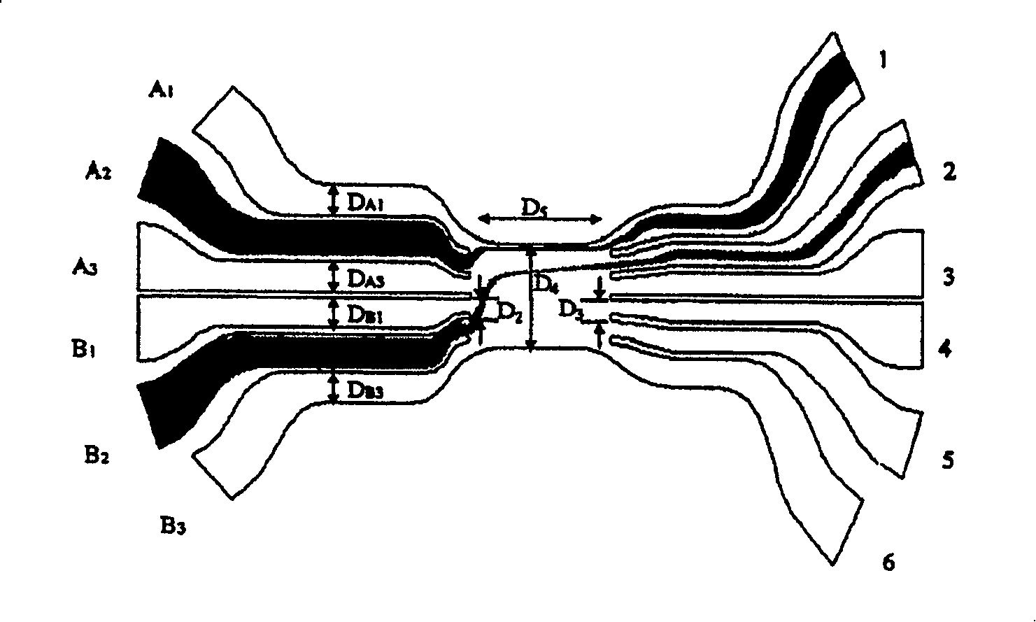 Micro-domain fluid covering-ratio control device