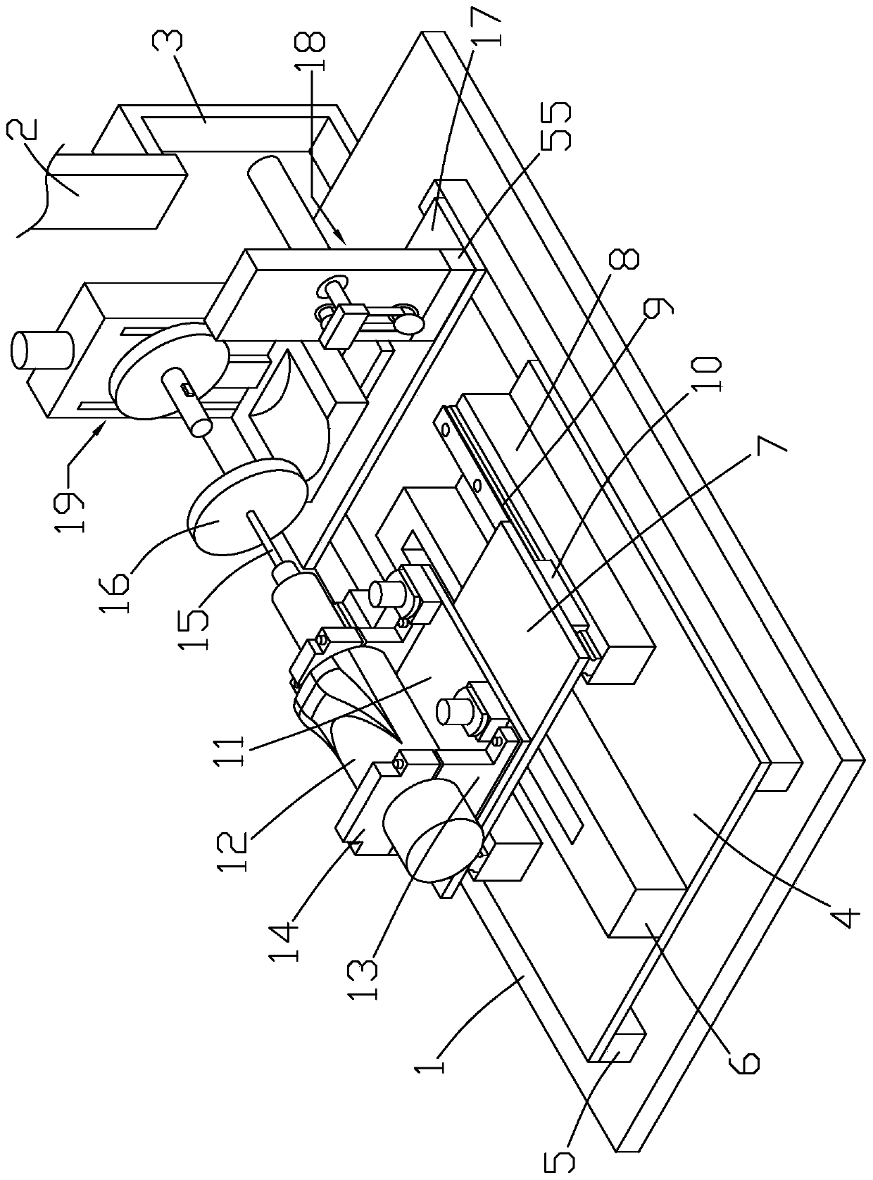 A magnetic steel processing device and method for producing permanent magnet synchronous motors