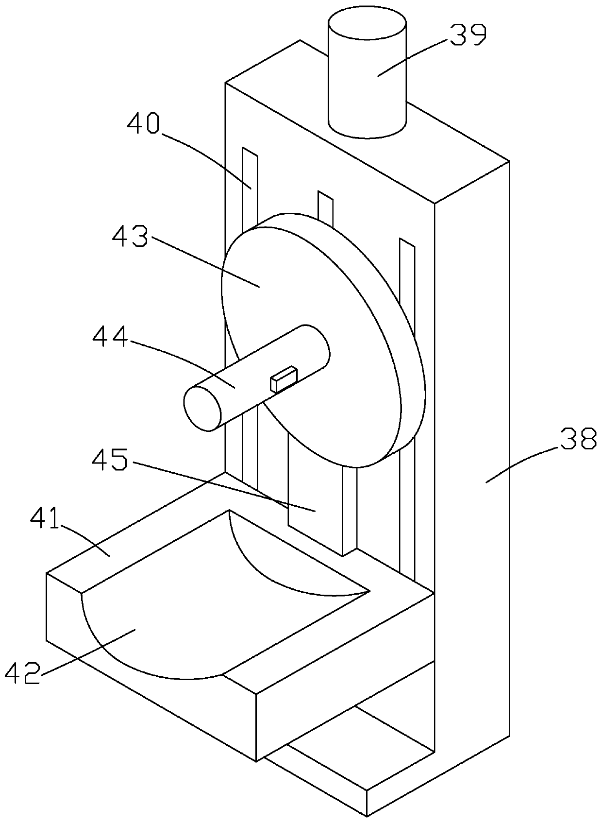 A magnetic steel processing device and method for producing permanent magnet synchronous motors