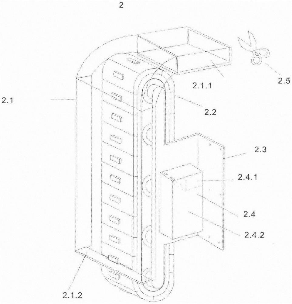 Yarn guide device for warp knitting machine