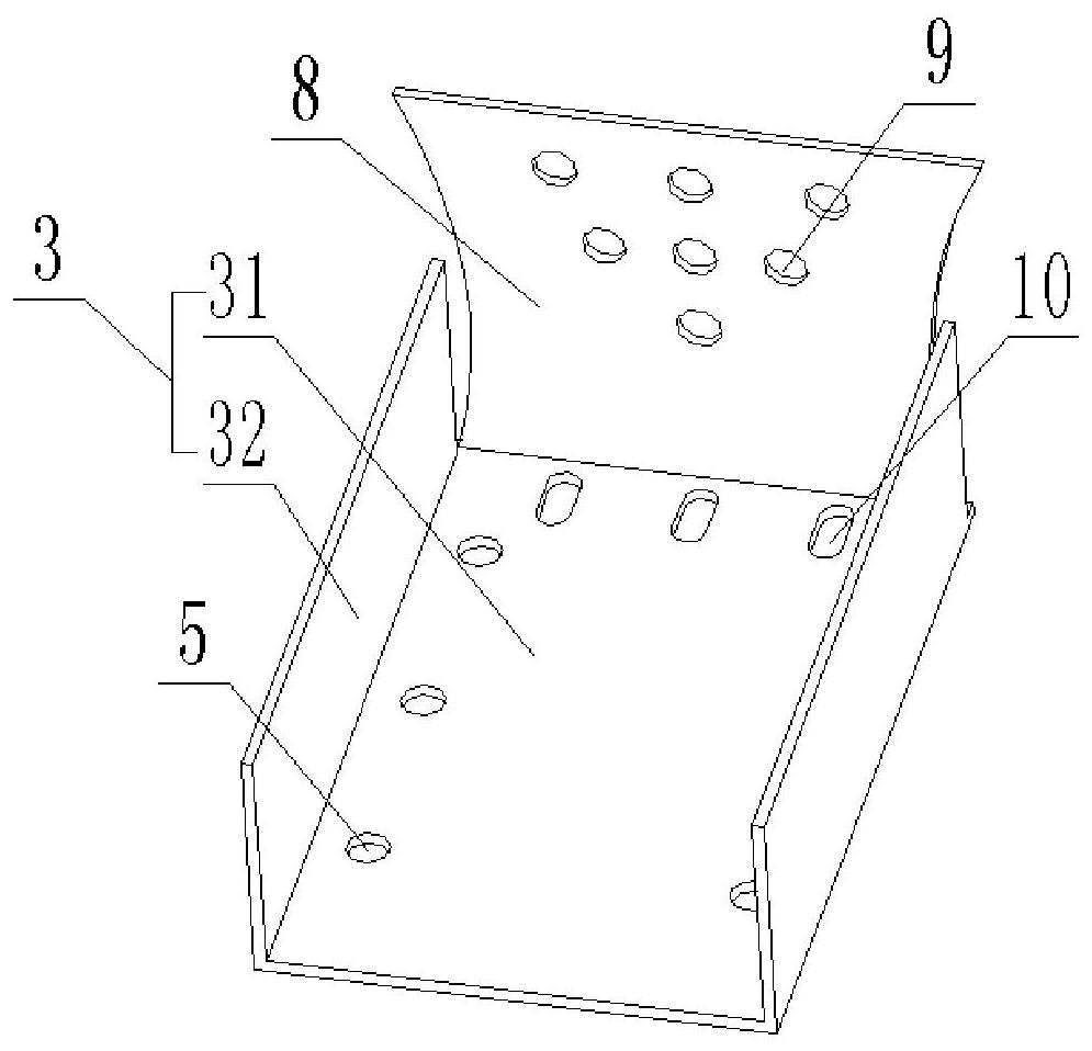 Adjustable inserting piece for ceiling joist and connecting structure of adjustable inserting piece