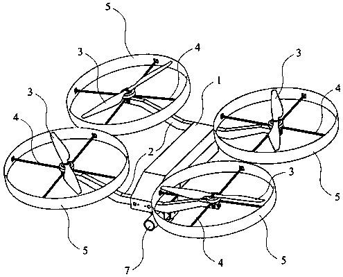 Unmanned aerial vehicle with variable thrust line