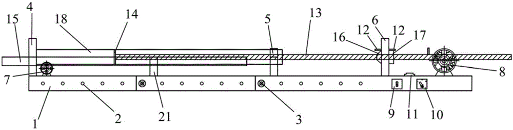 Pushing-out device and method for columnar sediment undisturbed samples
