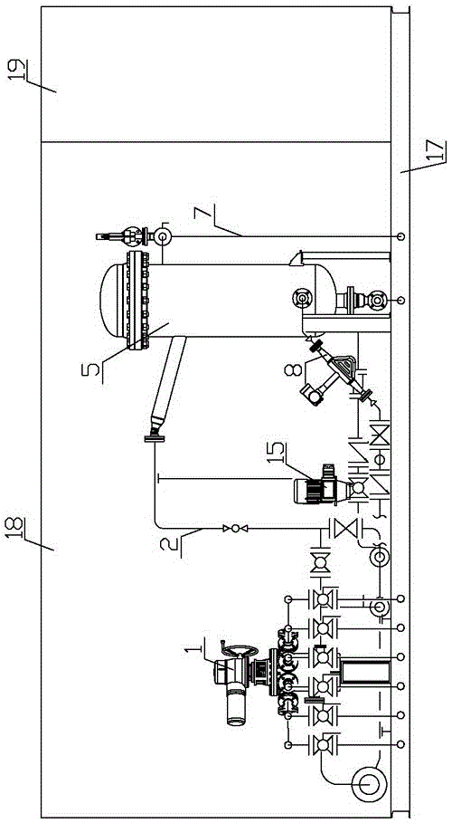 Integral automatic well selection metering device and multi-process automatic oil well output metering method