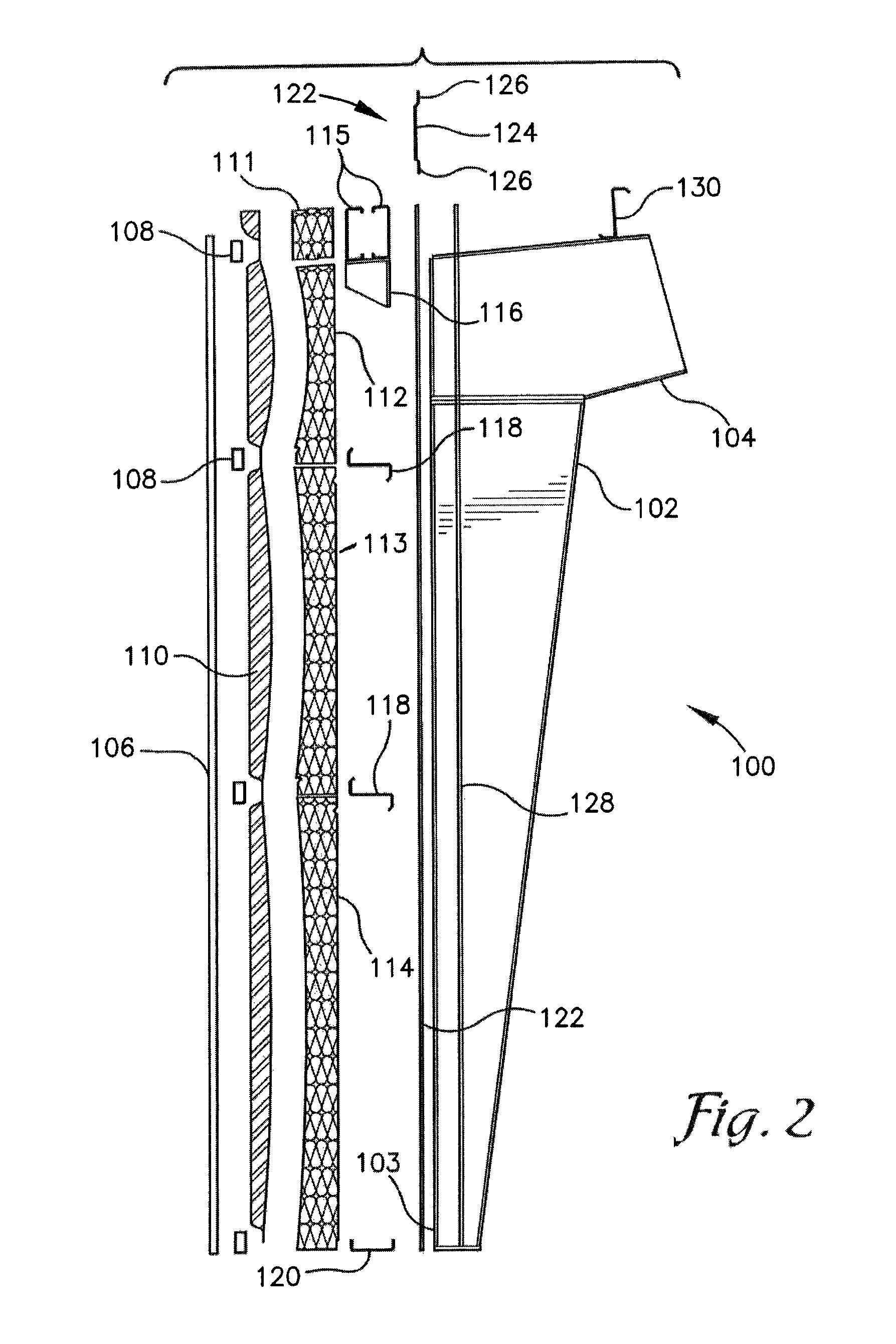 Wall system with vapor barrier securement