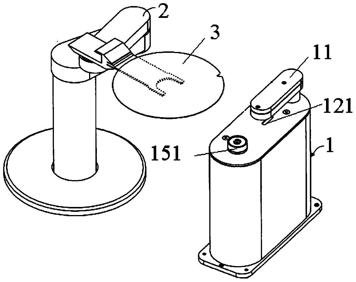 Wafer alignment device and semiconductor processing equipment