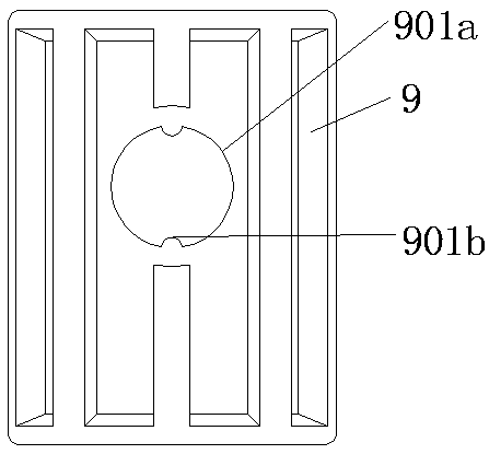 Assembled type safe elastic anti-collision system made of high-polymer material