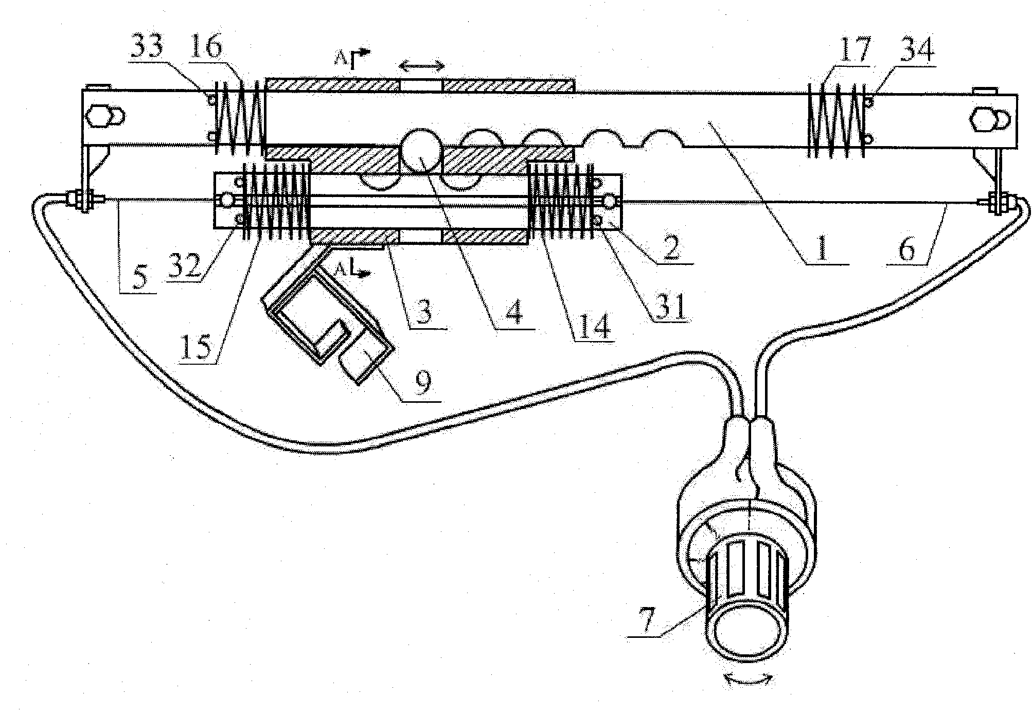 Shift chain puller for speed-changing bicycle