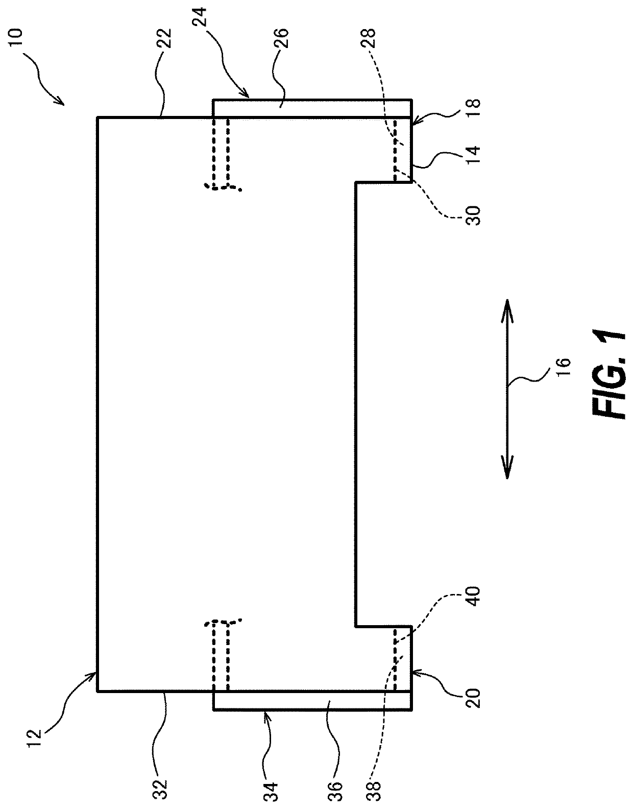 Terminal connecting structure and electronic component