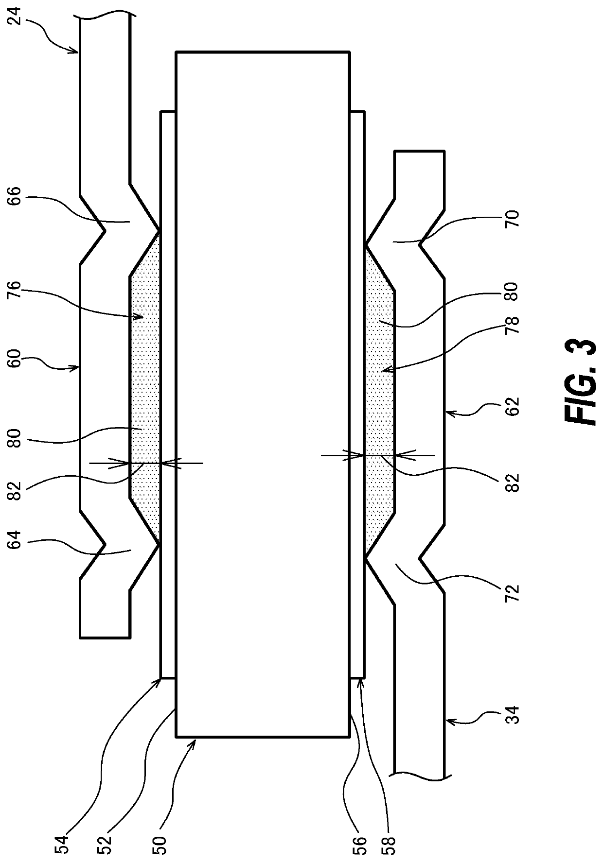 Terminal connecting structure and electronic component