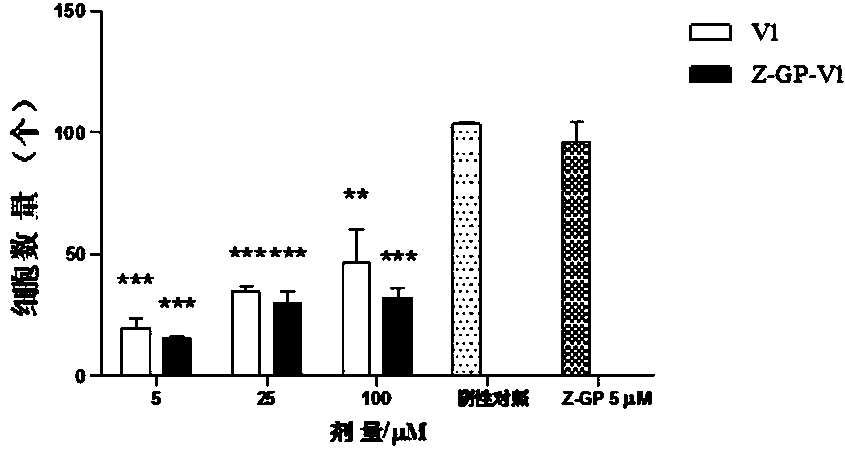 An anti-angiogenic peptide z-gp-v1 targeting FAP and its application