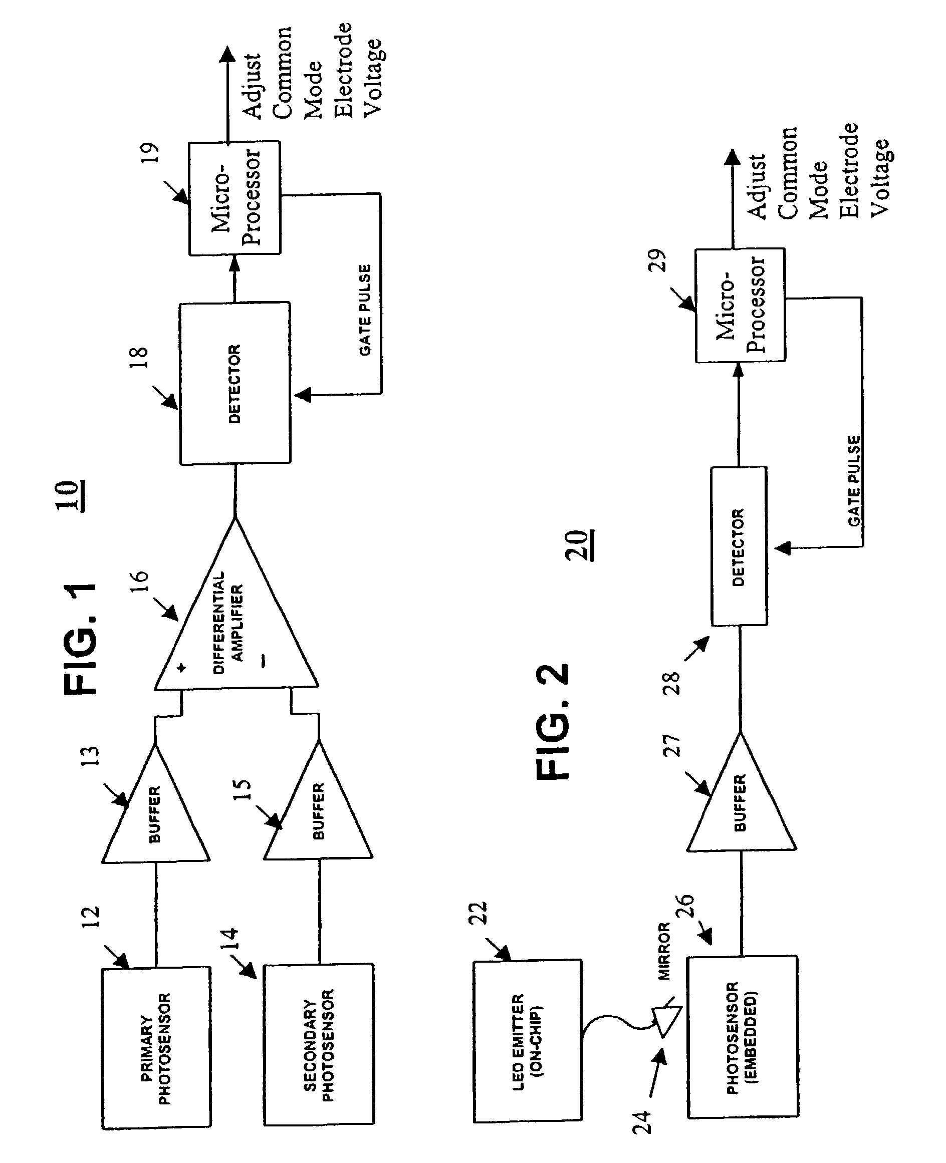 Method and apparatus for controlling common mode electrode voltage in LCOS/LCD