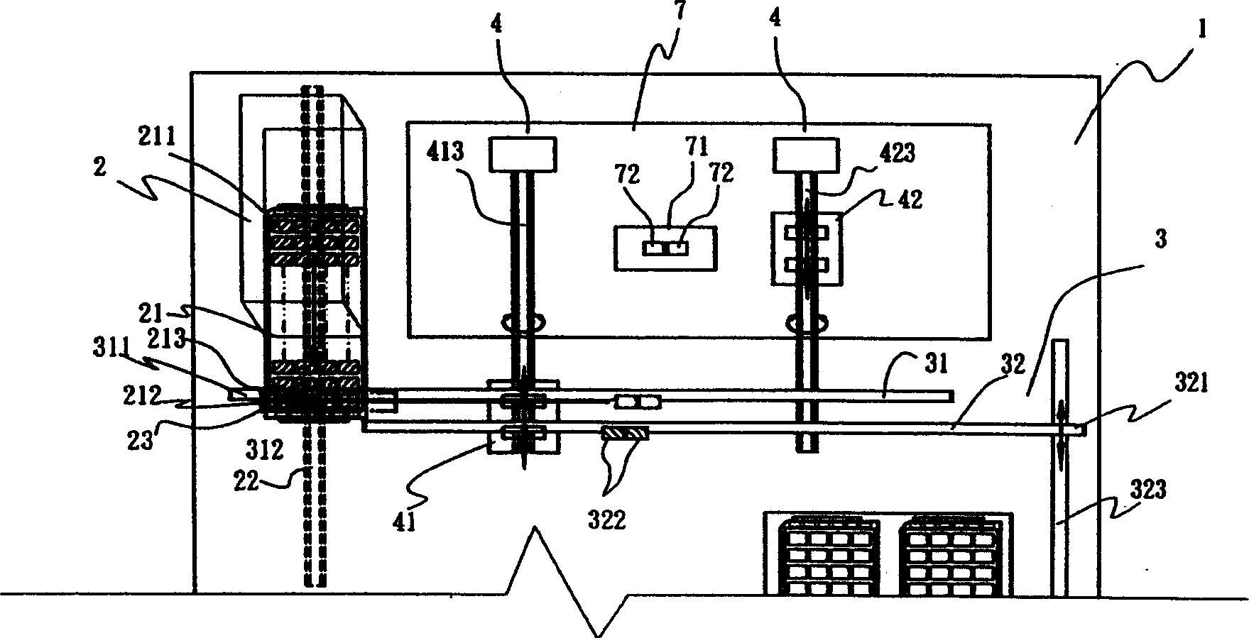 Machine allocation of IC test processor and process for making the same