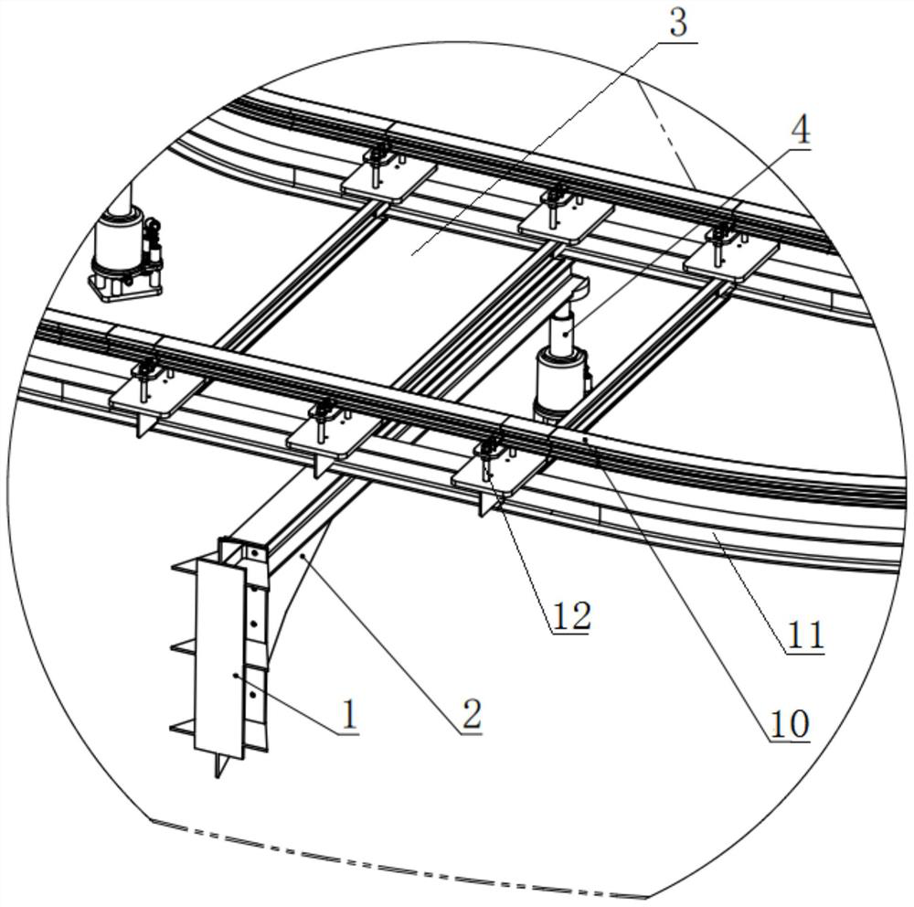 Automatic field grinding device for water turbine