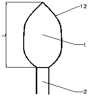 A kind of external vapor deposition method jet flame detection device and method