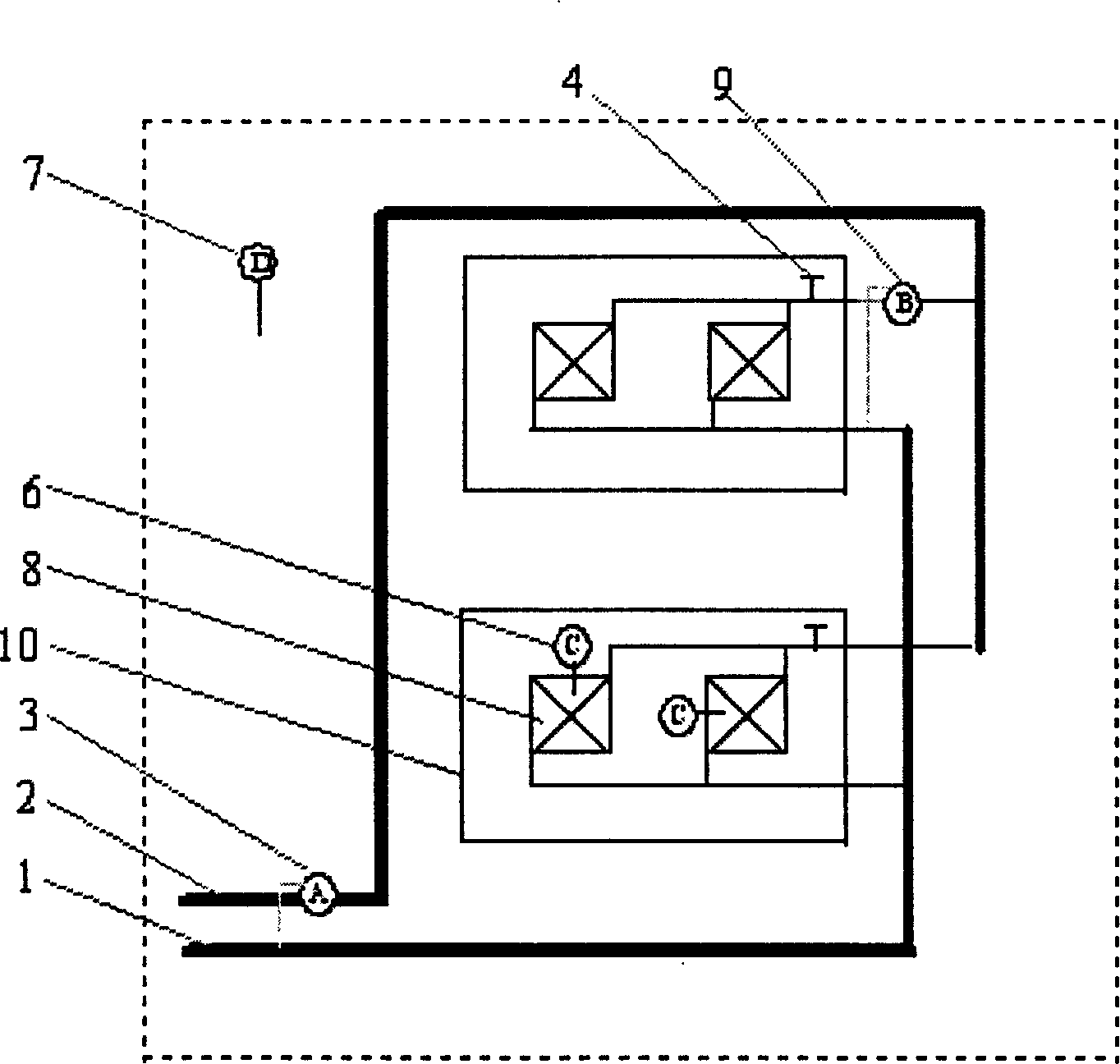 Central heating diverse charging integration method and metering system thereof