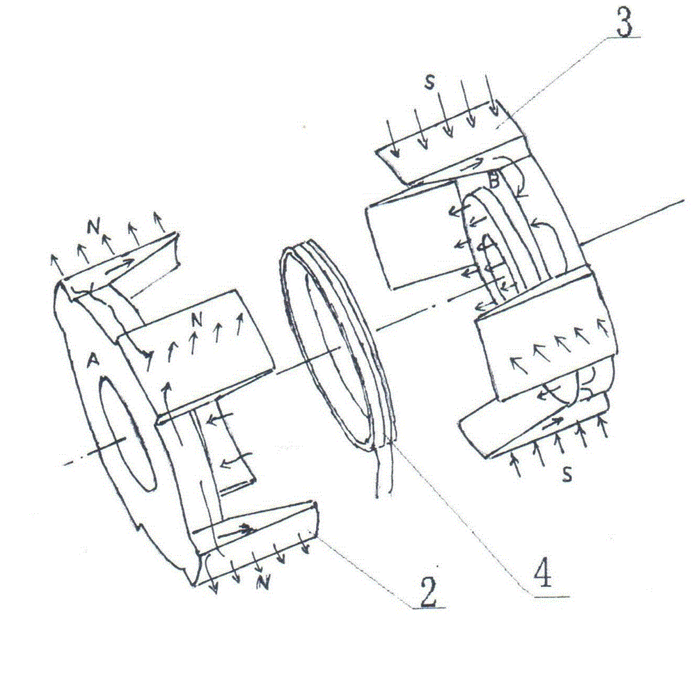 Superconducting claw-pole motor