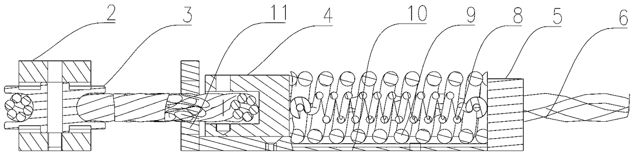 A device capable of automatically adjusting the stiffness of flexible blades of a wind turbine