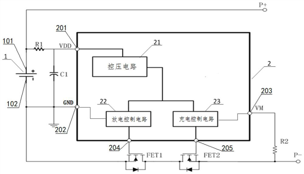 Battery assembly, battery protection chip and electronic product