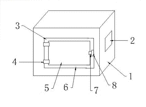 Noise insulation box of lathe