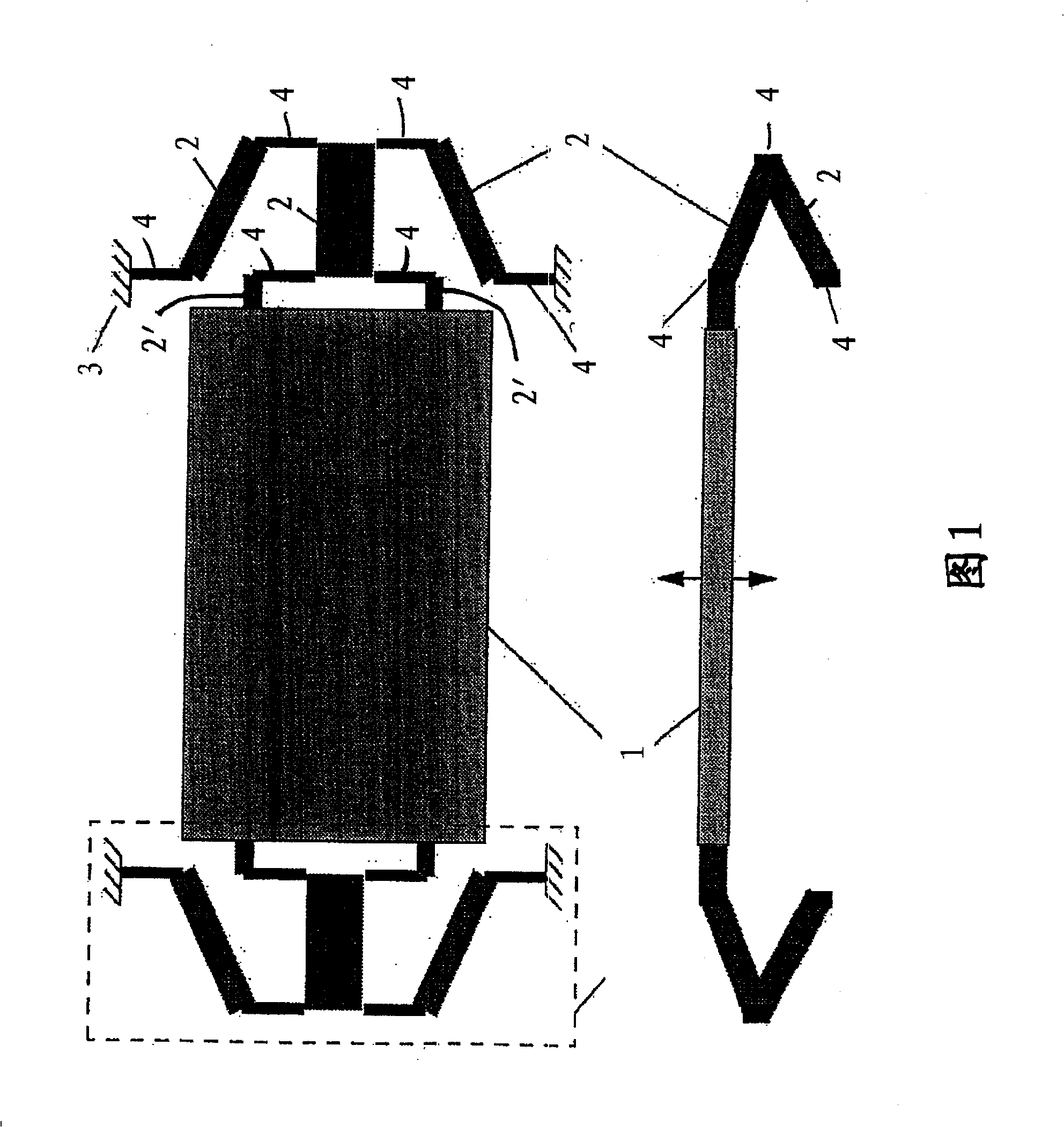 Micro-mechanical element capable of derivation