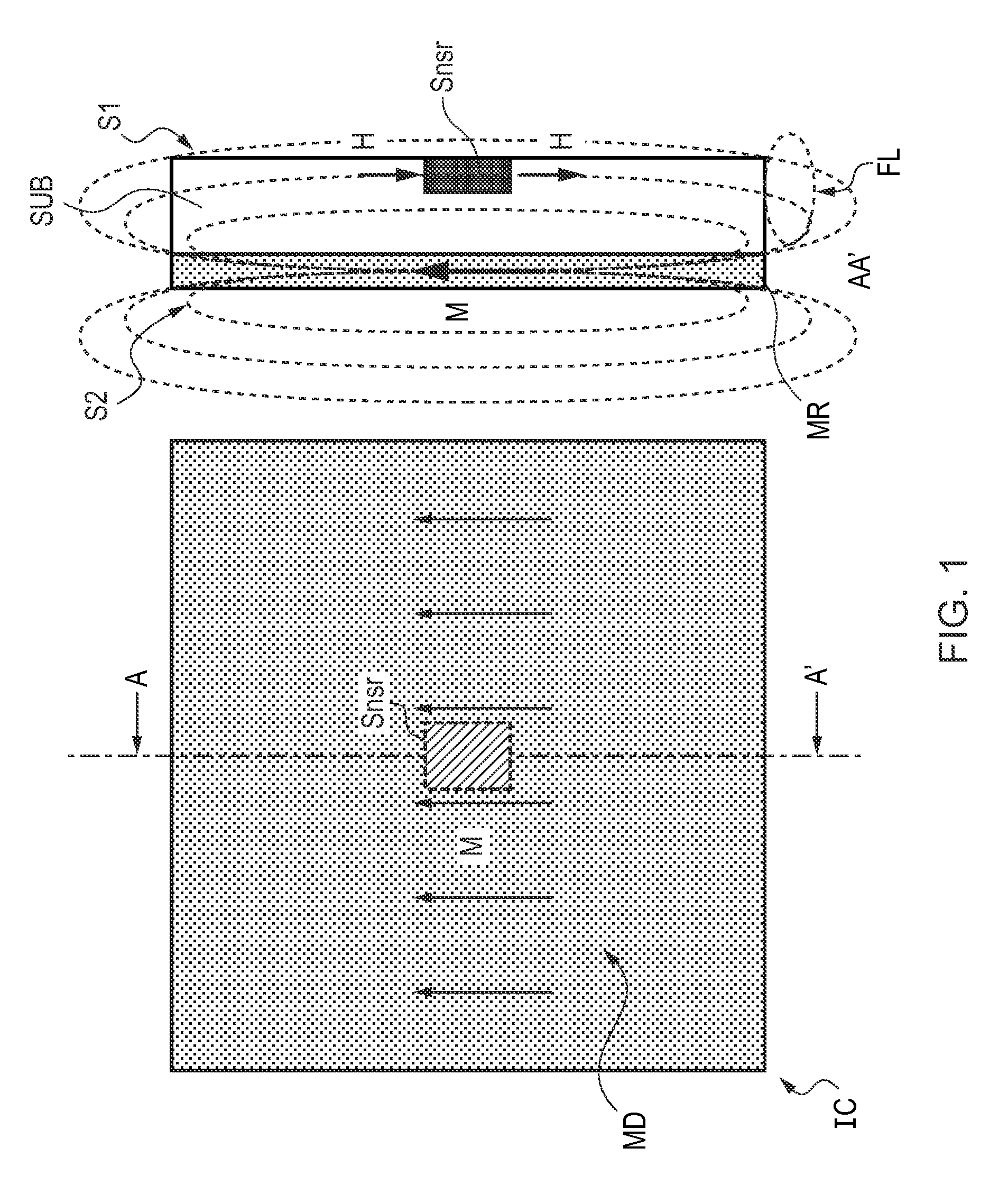 Magnetic detection of back-side layer