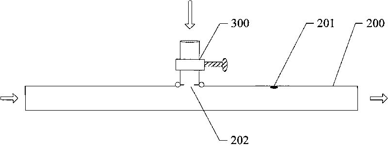 Device and method for repairing water pipe line