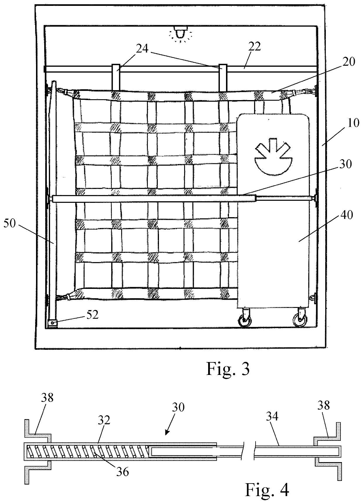 Transportable refrigerated container and method of distribution of perishable goods