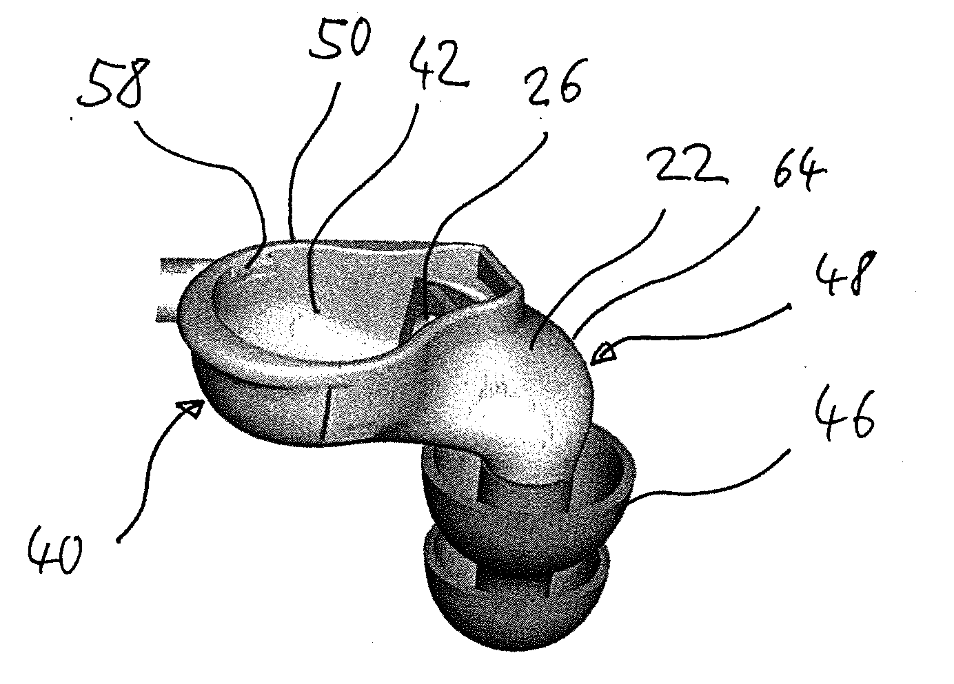 Hearing system comprising an earpiece