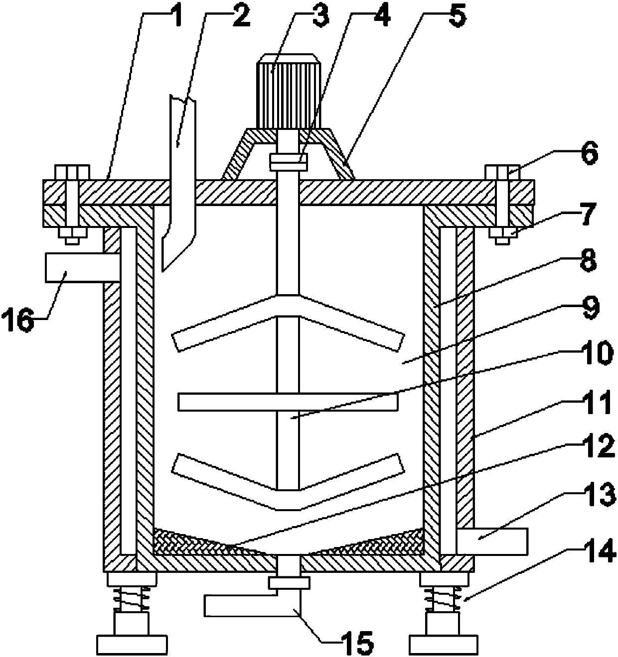 Cooling device for dairy product processing