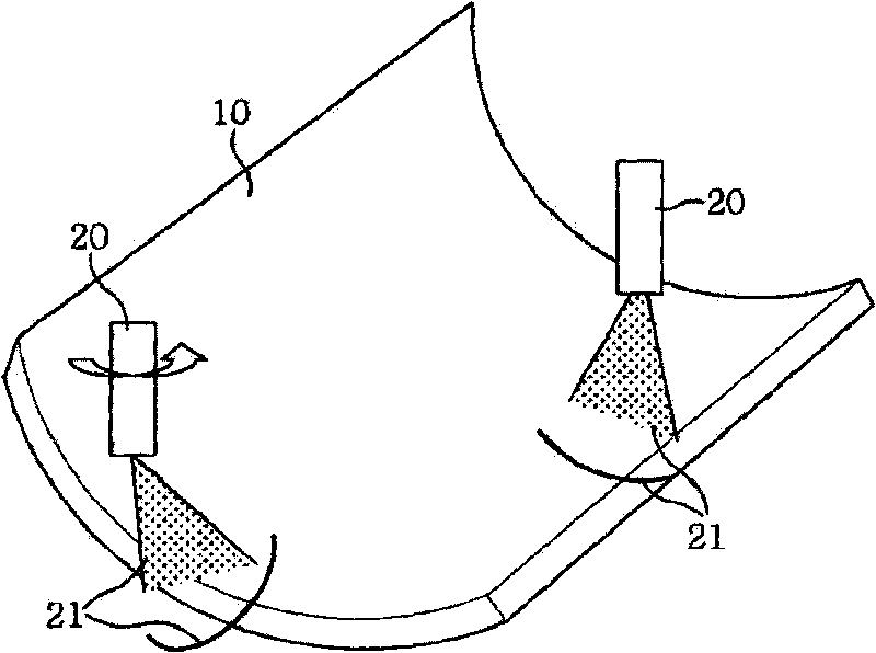 Laser image module and non-contact type measurement device using same