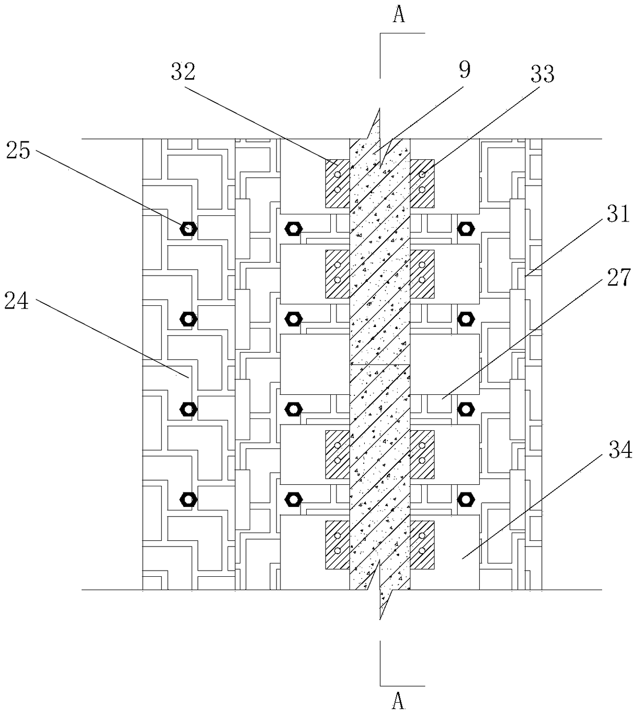 Construction method of subgrade widening structure