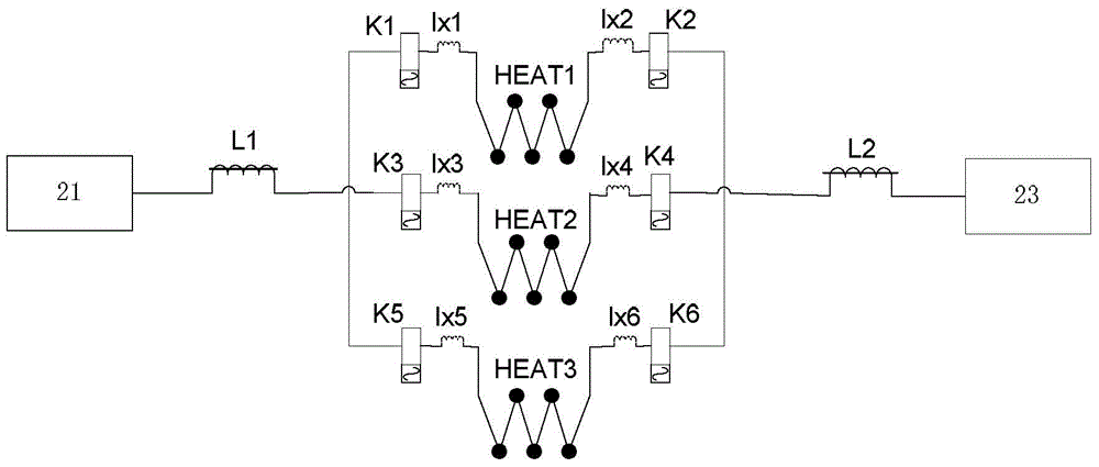 Detection circuit for electric heater, method and electric heating system