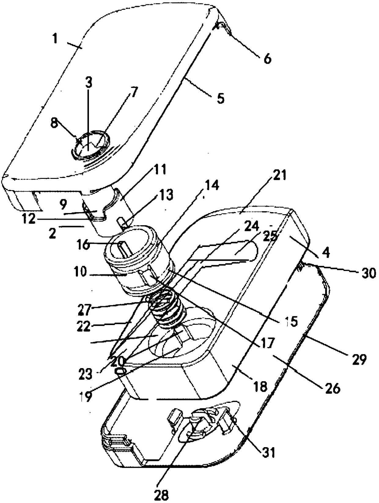 Rotary letter opening cutter and application method thereof