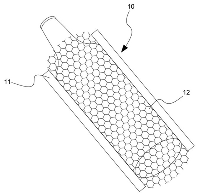 Sleeve-shaped honeycomb packaging paper, manufacturing method and manufacturing equipment
