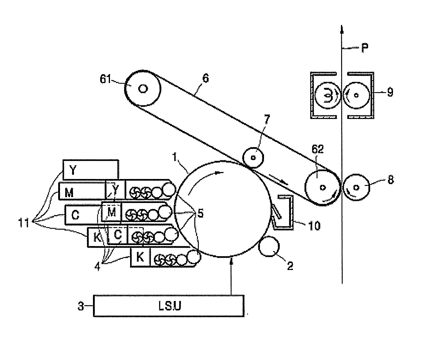 Method for controlling color-image forming apparatus