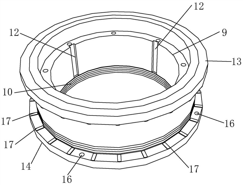 Manufacturing method of four-point contact flexible bearing harmonic reducer