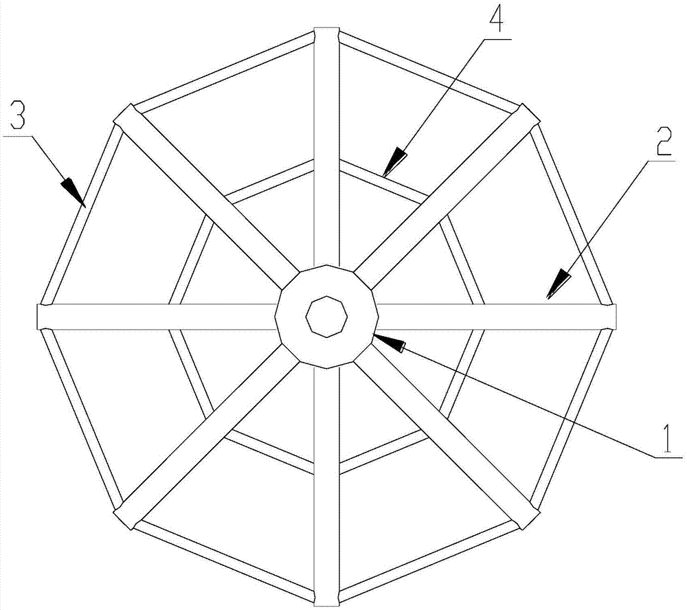 Offshore anemometer tower and base thereof