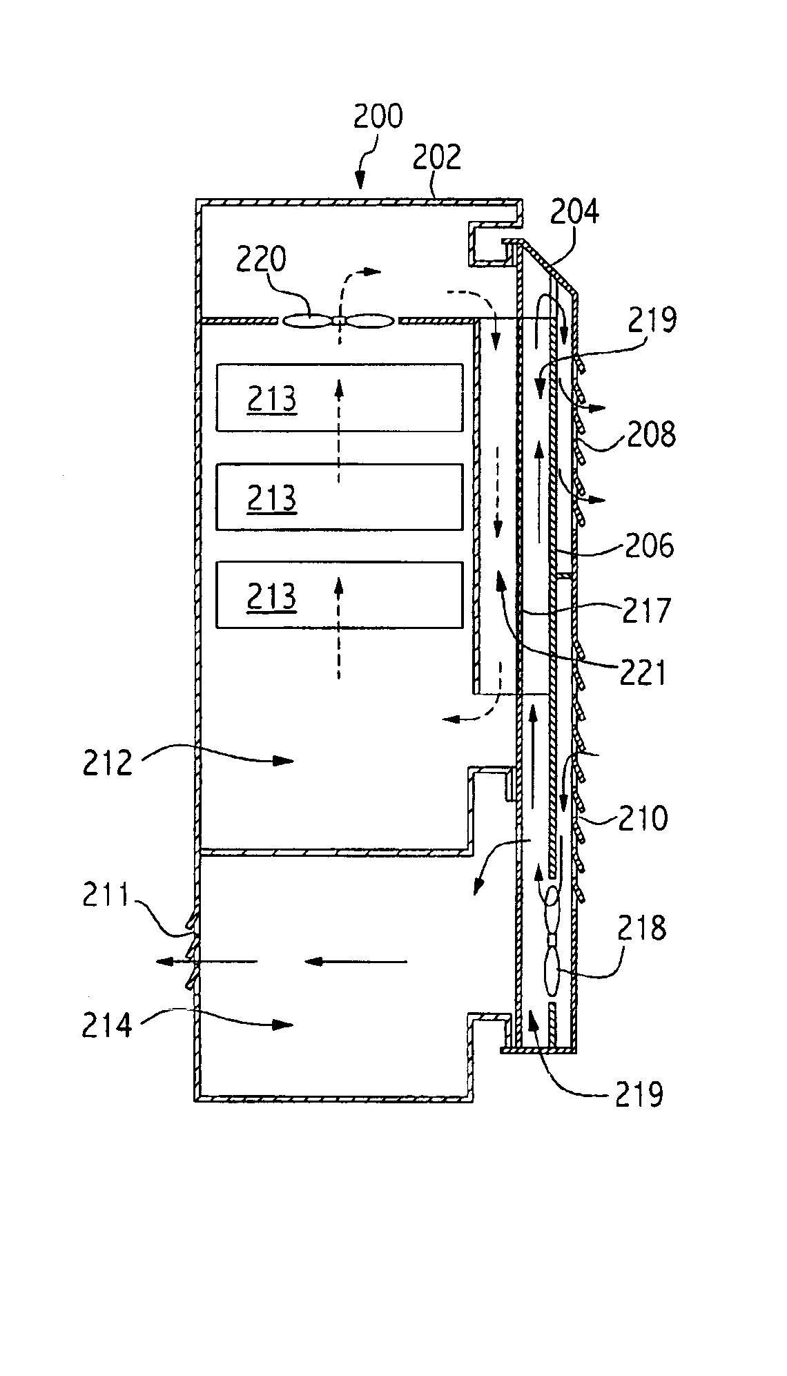 Systems and methods for weatherproof cabinets with multiple compartment cooling