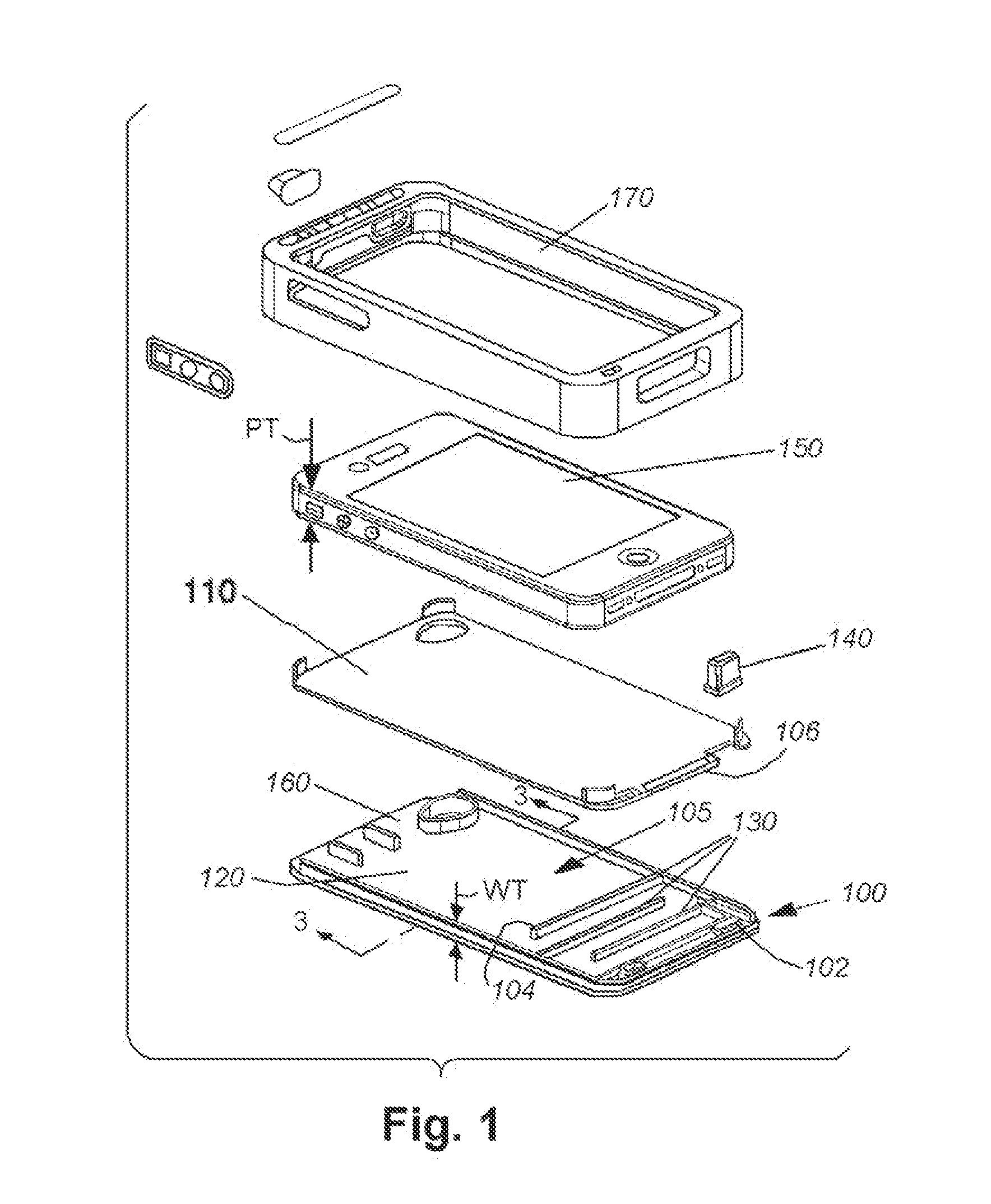 Amplifying cover for a portable audio device