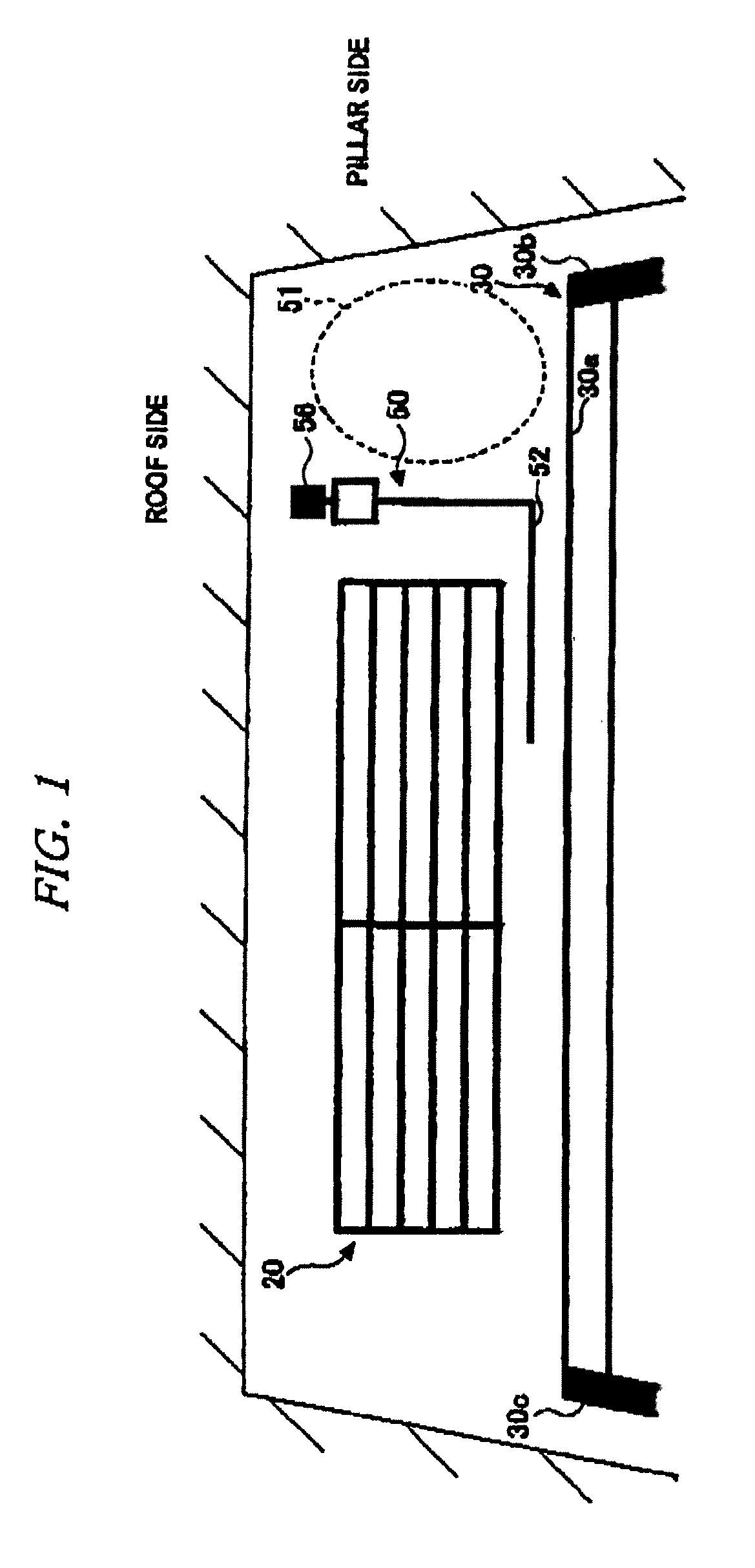 Glass antenna and window glass