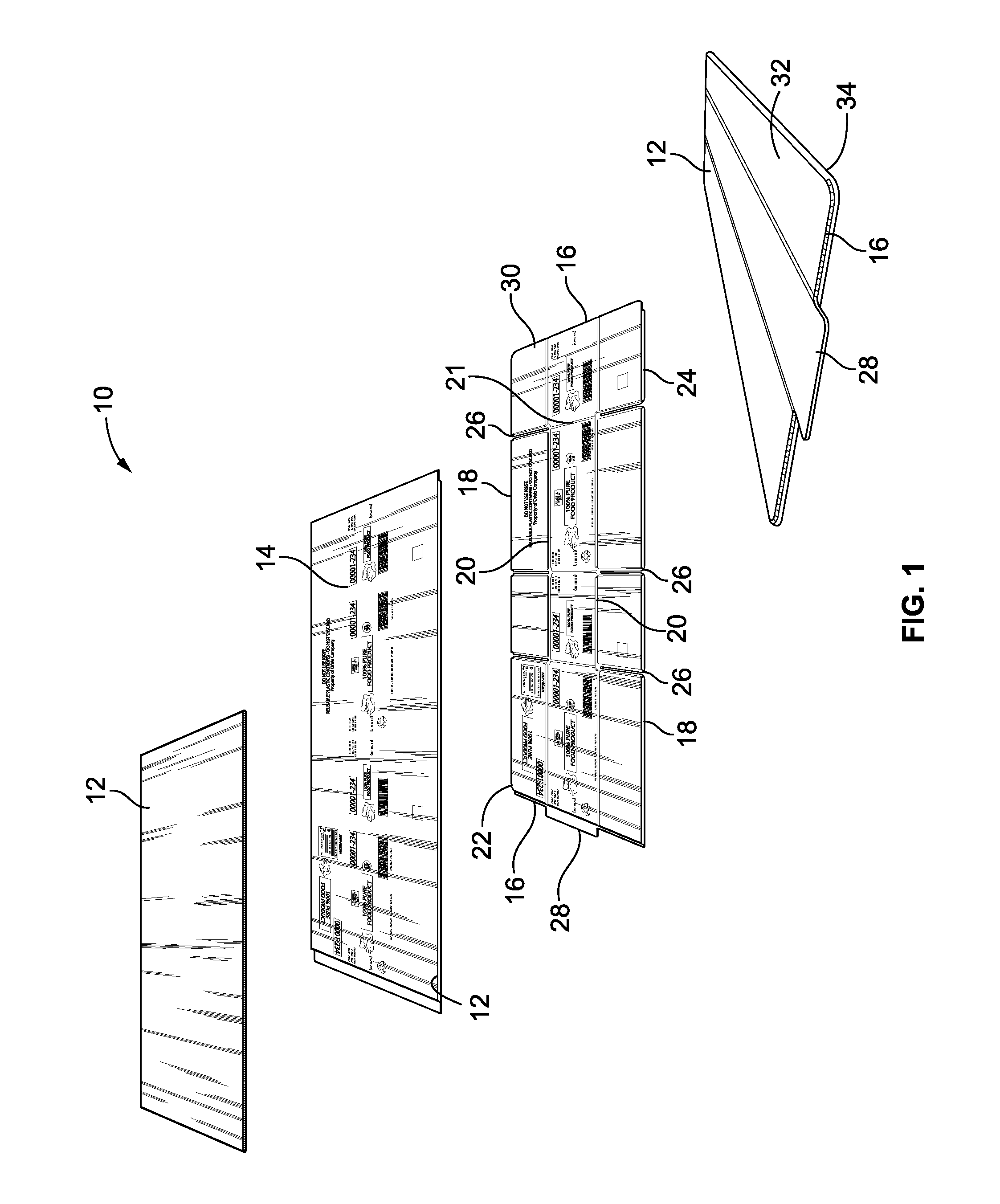 Process for Forming Plastic Corrugated Container with Ultrasonically Formed Score Lines