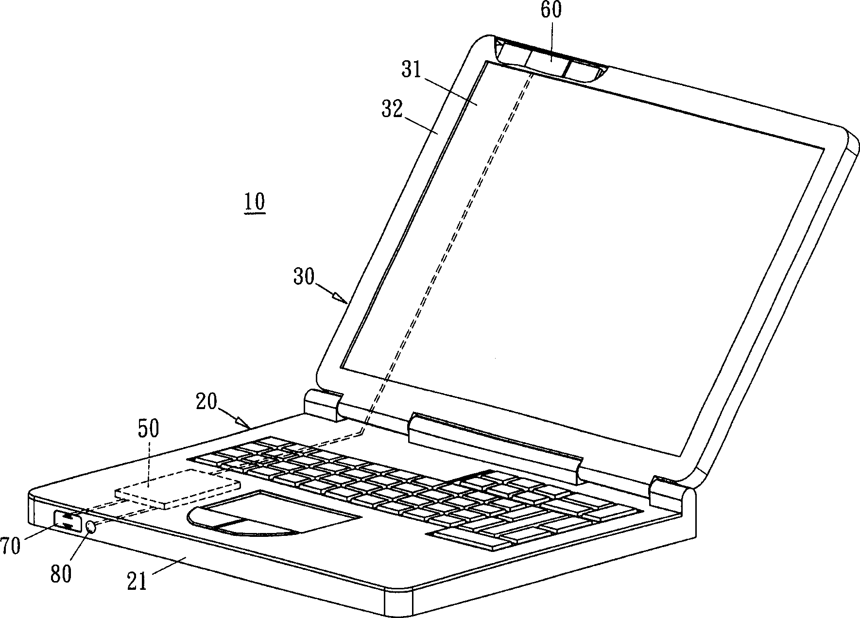 Portable electronic apparatus capable of monitoring wireless signal at closed mode and monitoring method thereof