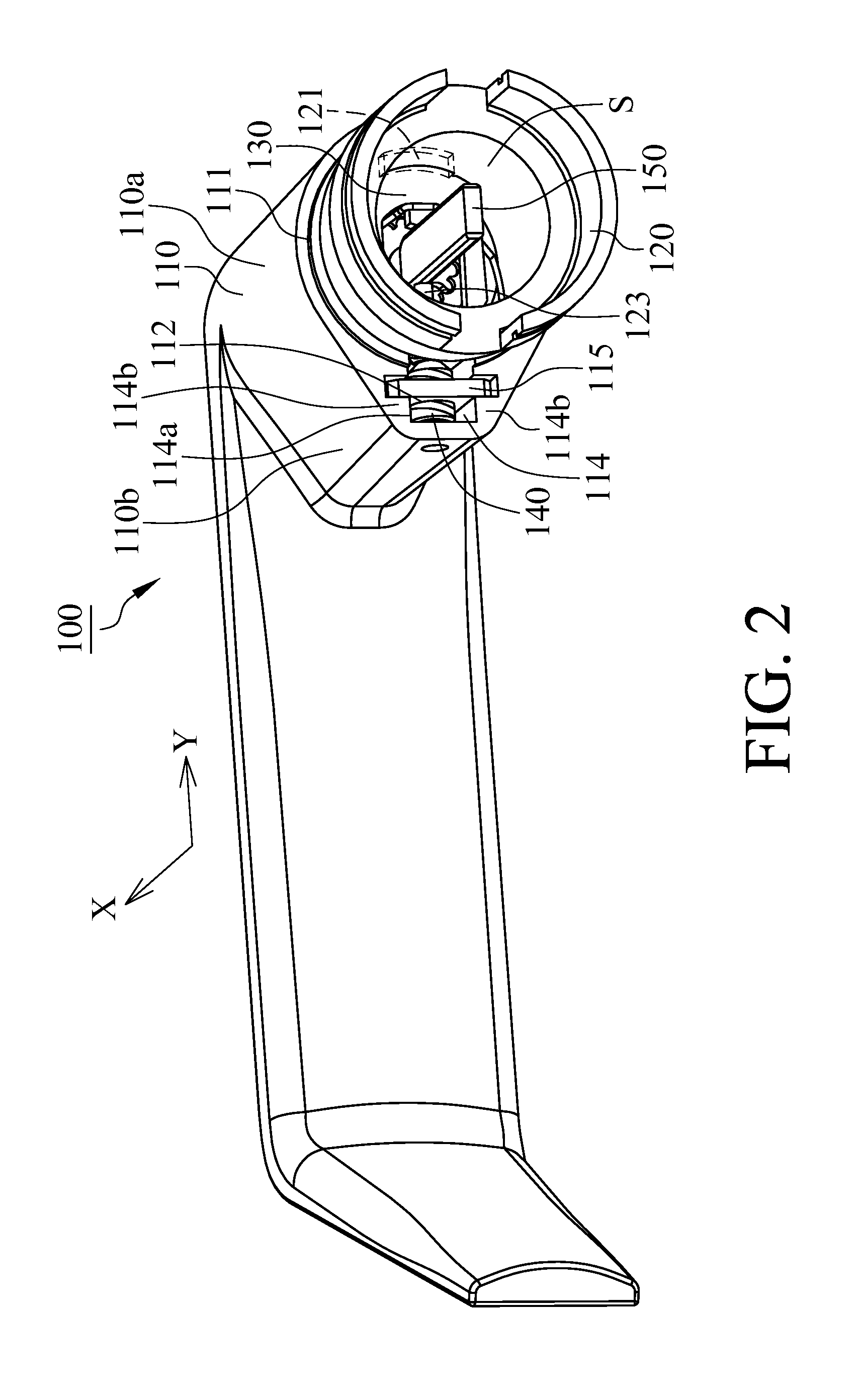 Handle assembly of lock