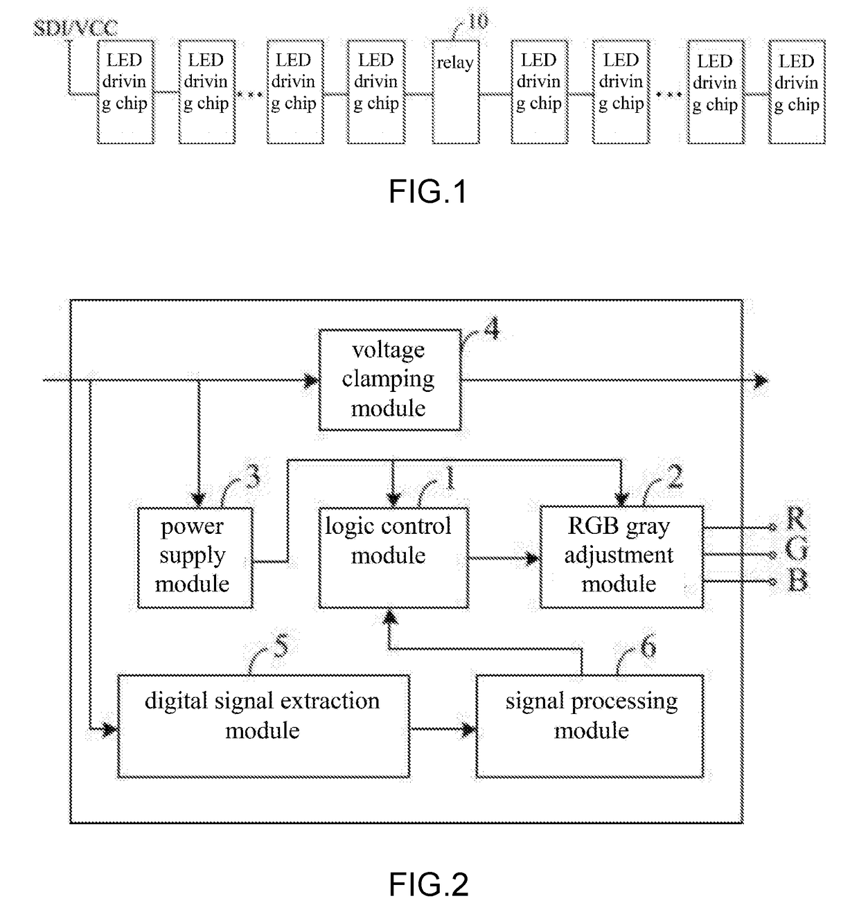 LED Driving System with Power Transmission Path Coincided with Data Transmission Path