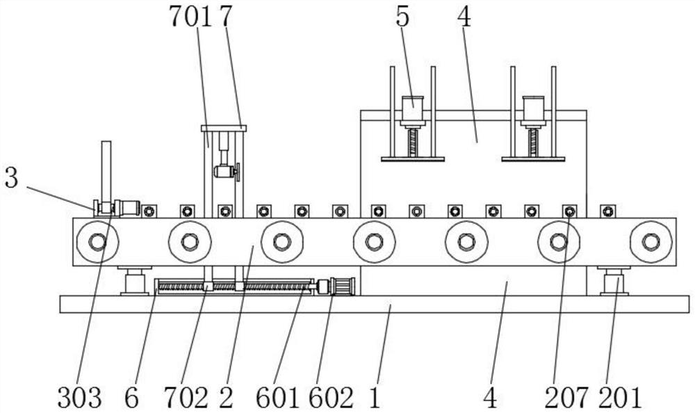 Adjustable efficient cutting and grinding device for pipeline machining