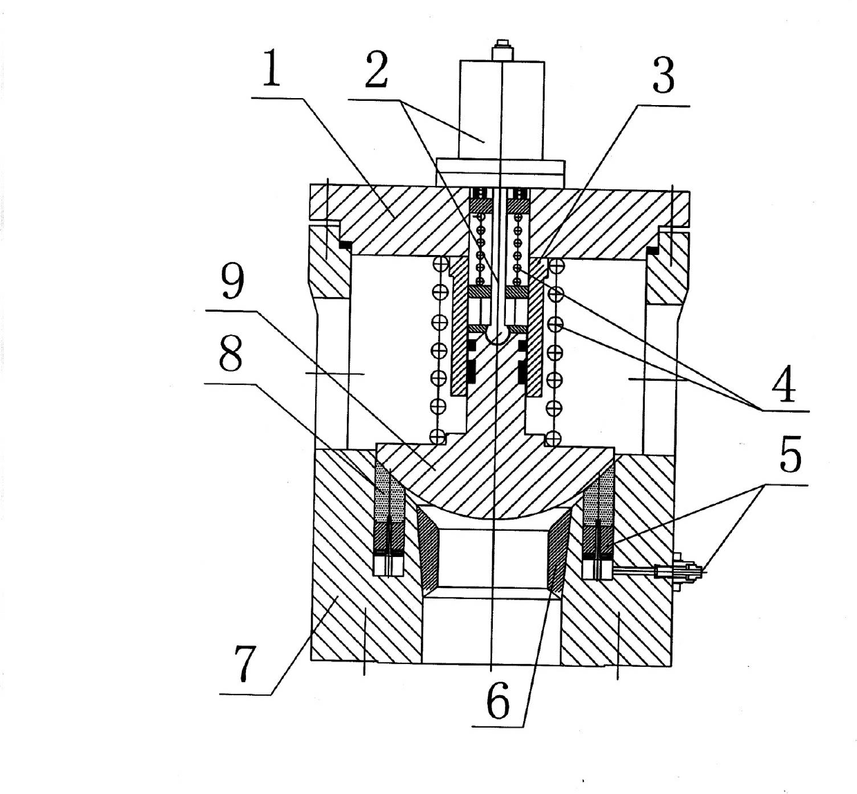 Valve rubber compensating type one-way valve